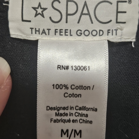 L Dpace jumpsuit size medium 100% cotton - Picture 5 of 11